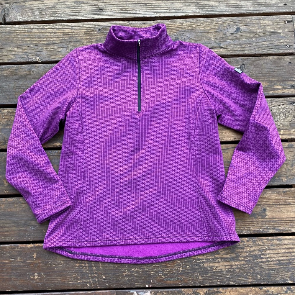 Kerrits long sleeve 1/4 zip top riding equestrian shirt